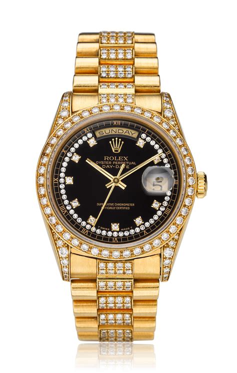 rolex diamond dial day date|rolex full diamond watch price.